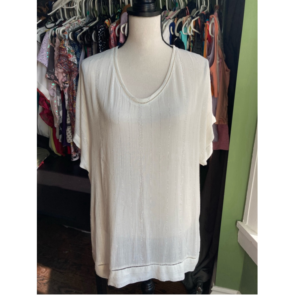 Women's Charlie Paige Top Size L/XL White